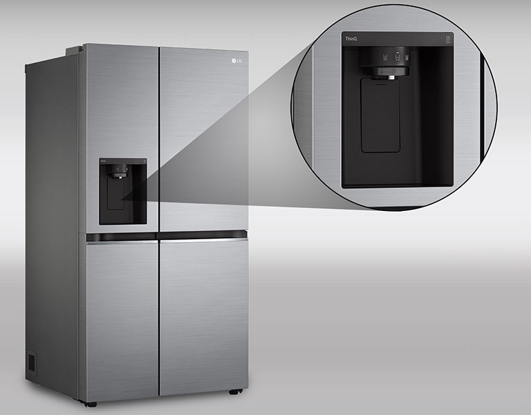 Water and ice dispenser