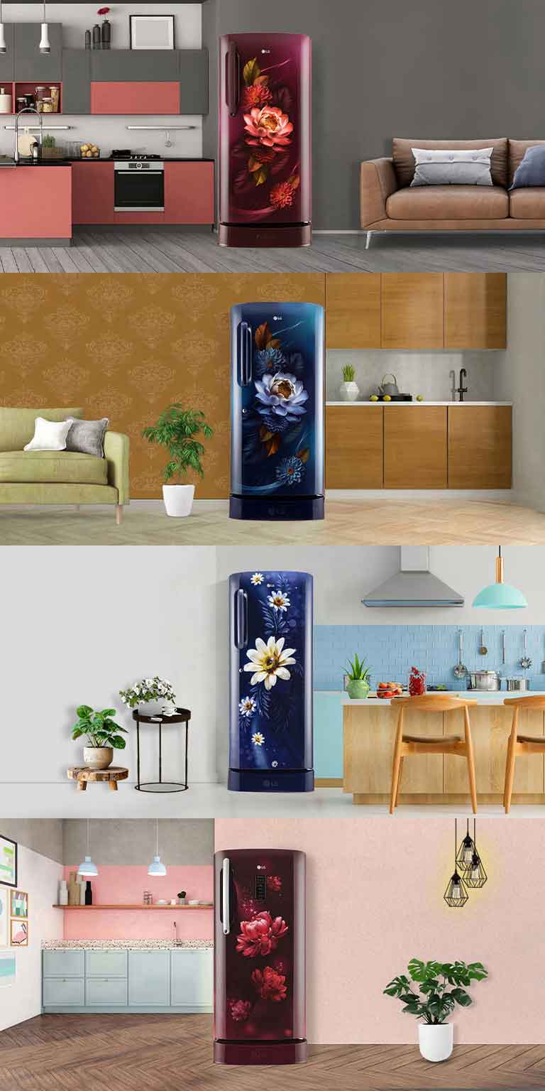 LG single-Door Refrigerators