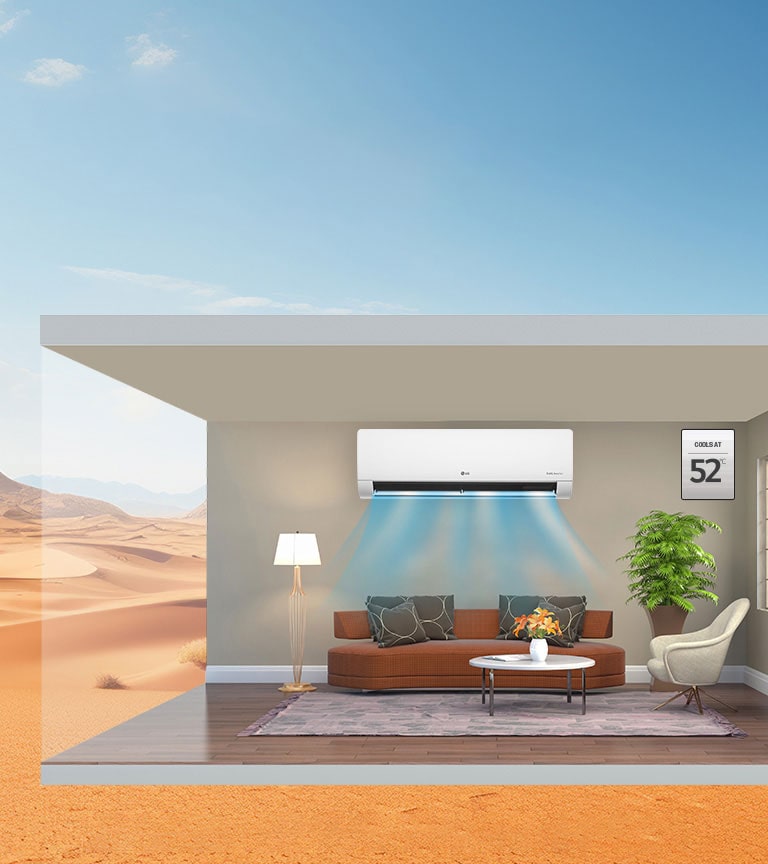 Beat the heat upto 52°C with LG air Conditioners