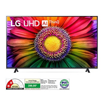 LG 75UR8050PSB Ultra Big TVs front view