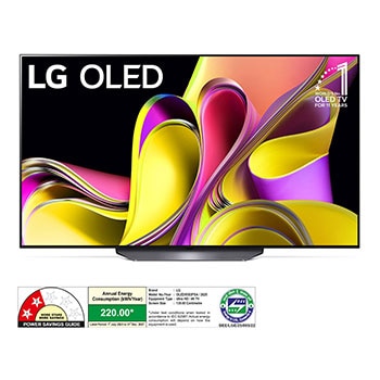LG OLED55B3PSA OLED front view