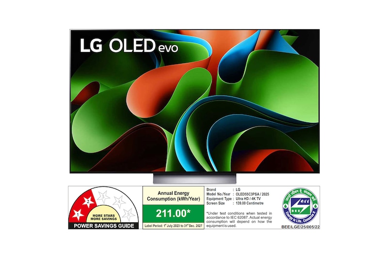 LG-OLED55C3PSA-Slightly-angled left-facing side view.