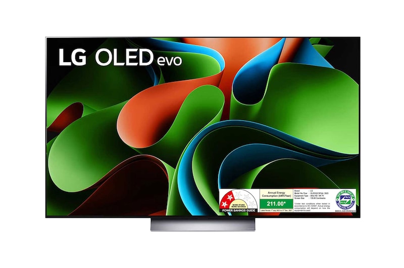 LG OLED55C3PSA OLED evo front view
