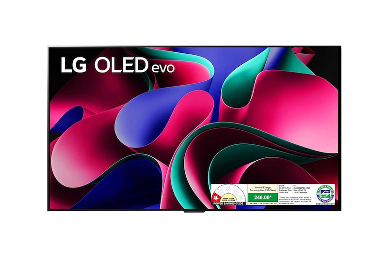 LG OLED55G3PSA OLED evo front view