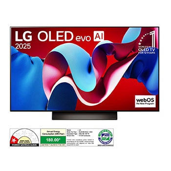 LG OLED48C46LA OLED front view