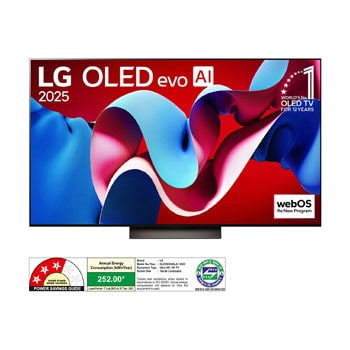 LG OLED65C46LA OLED front view