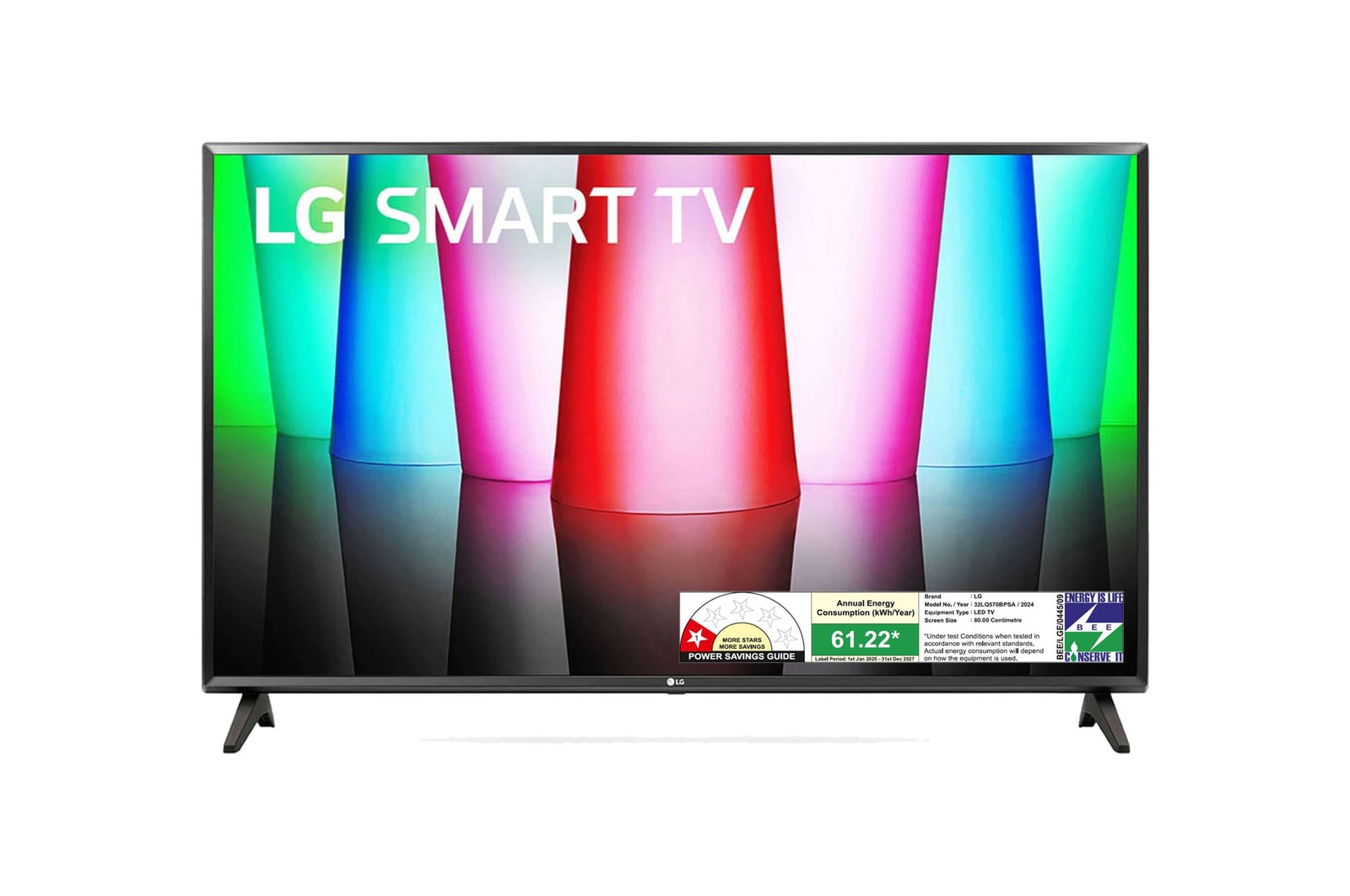 LG 32LQ570BPSA Smart TVs front view