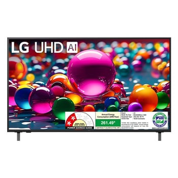 LG 65UA82006LA 4K UHD TVs front view