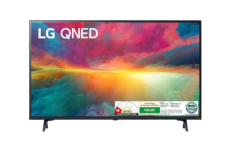 LG 43QNED75SRA QNED front view