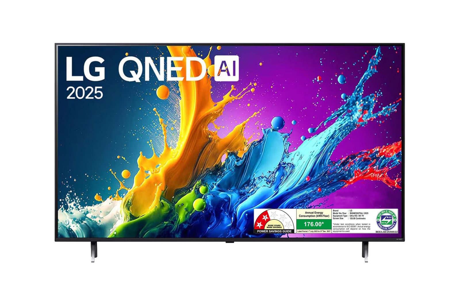 LG 50QNED82T6A QNED front view