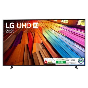 LG 50UT80506LA 4K UHD TVs front view