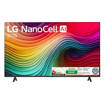 LG 55NANO80T6A NanoCell front view