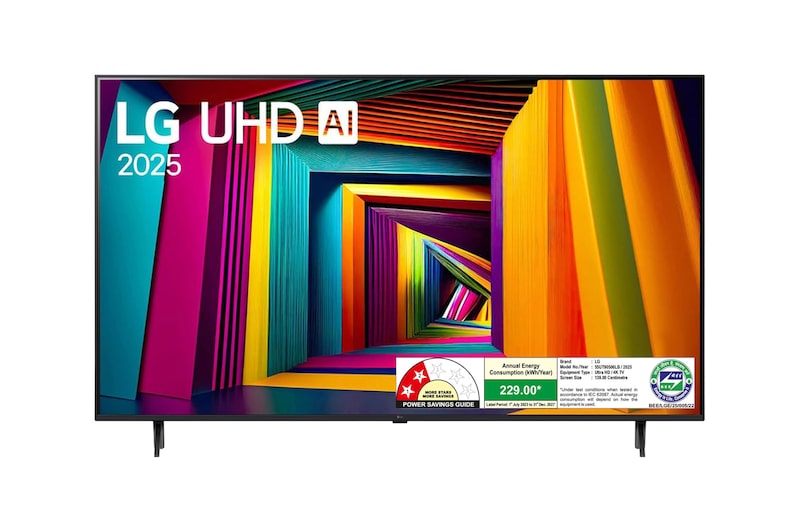 LG 55UT90506LB 4K UHD TVs front view