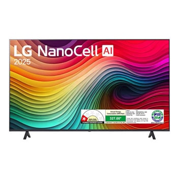 LG 65NANO80T6A NanoCell front view