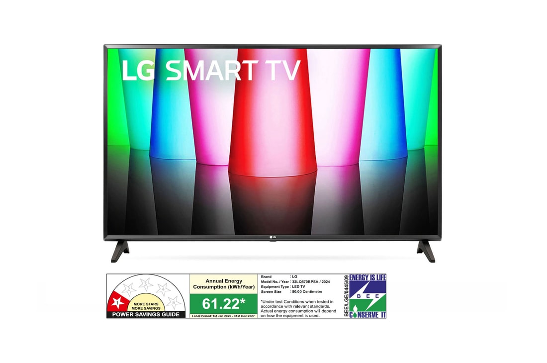 LG 32LQ570BPSA Smart TVs front view