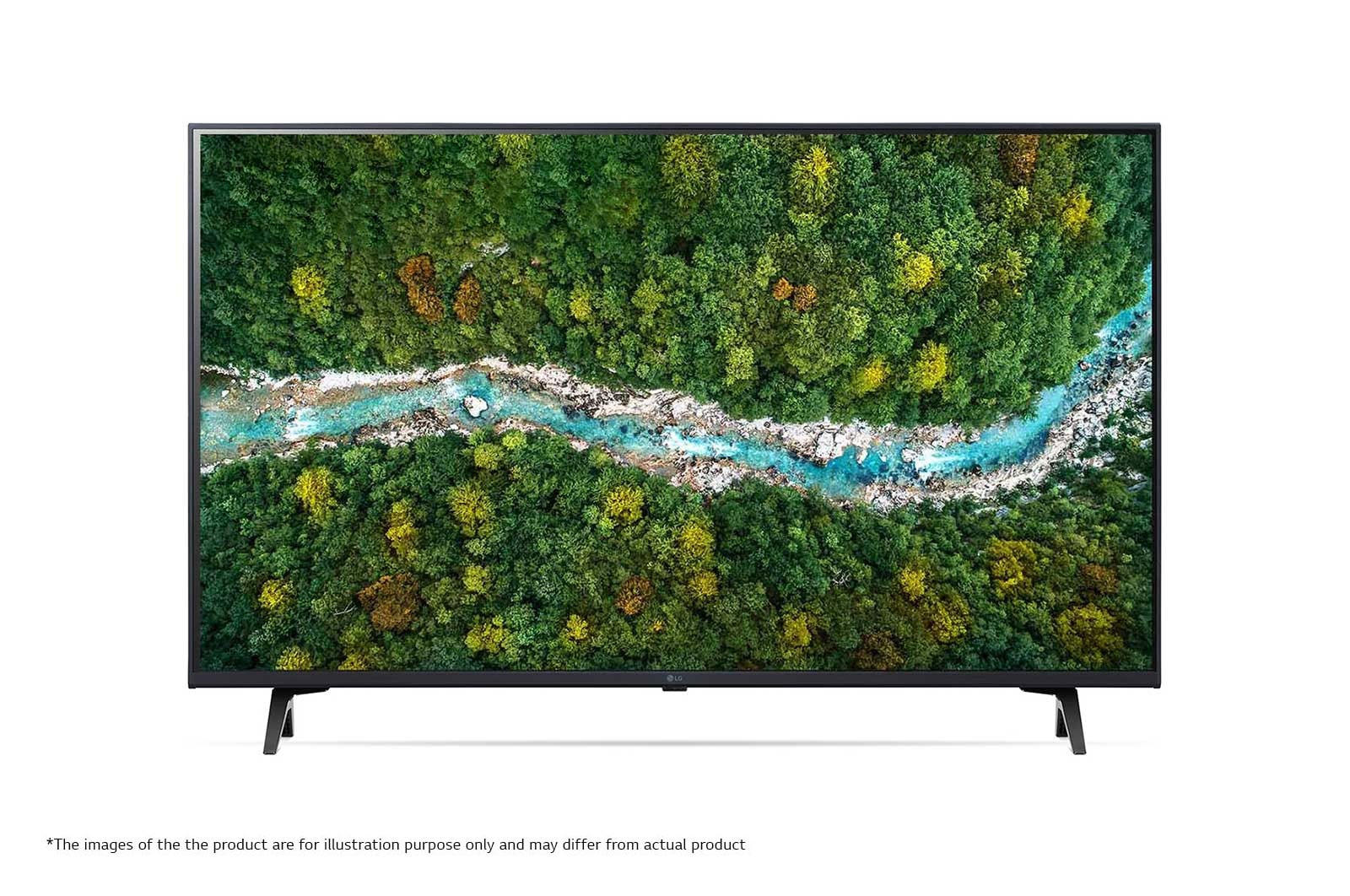 LG 108 cm (43) UHD TV (UP77) with Quad Core Processor, Active HDR, HDR 10 Pro, HLG mode, Smart AI, 60 Hz Refresh Rate, 43UP7740PTZ