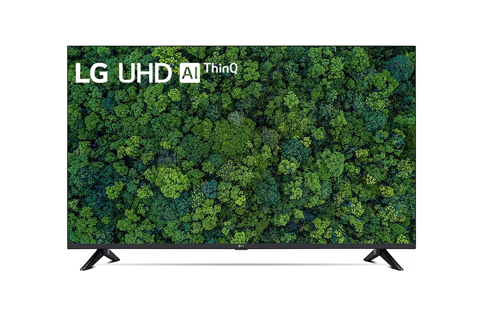 LG 43UQ7350PTA 4k uhd tvs front view