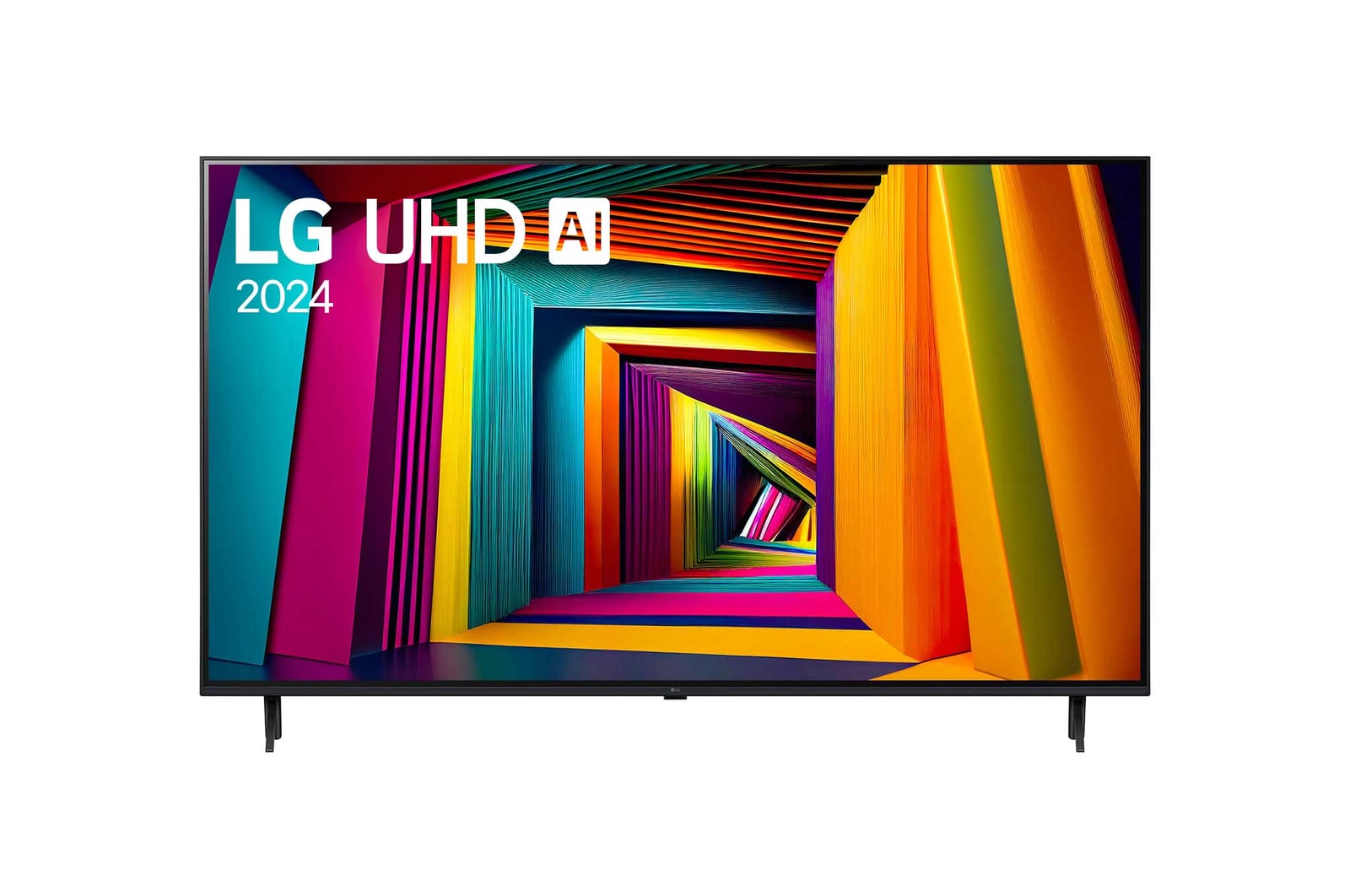 Front view of LG UHD TV, UT90