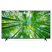 LG 50UQ8050PSB 4k uhd tvs front view