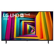 Front view of LG UHD TV, UT90