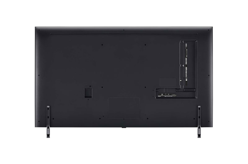 Rear view of LG QNED TV, QNED88