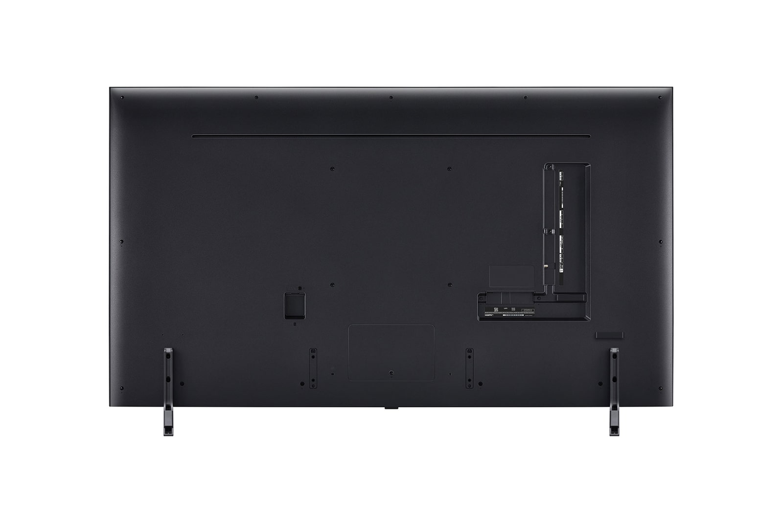 Rear view of LG QNED TV, QNED88