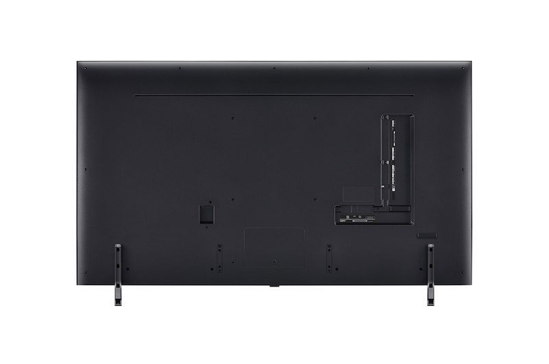 Rear view of LG QNED TV, QNED88