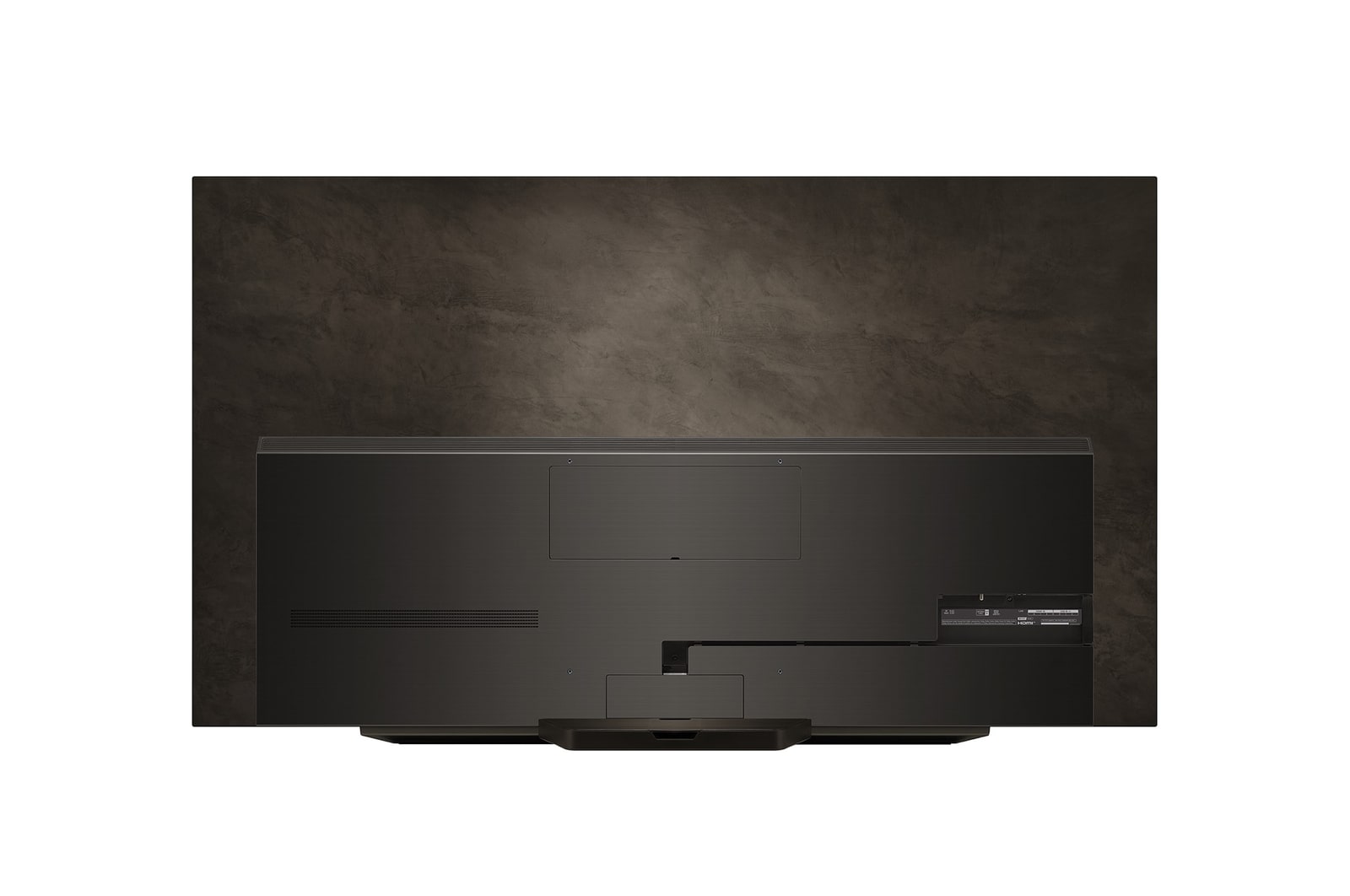 Rear view of LG OLED evo TV, OLED C4