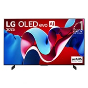 LG OLED42C44LA OLED front view