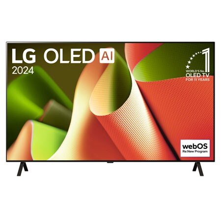 

LG 55 (139.7 cm) LG OLED AI B4 4K Smart TV 2024 - OLED55B46LA