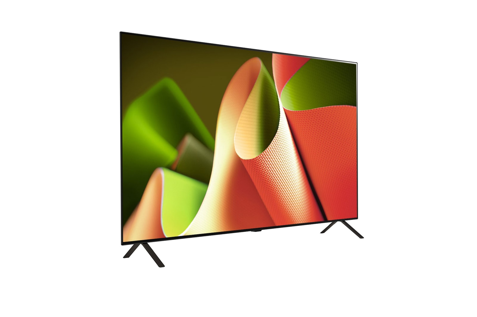 Right-facing side view of LG OLED TV, OLED B4