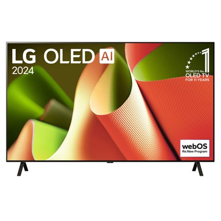 

LG 65 (165.1 cm) LG OLED AI B4 4K Smart TV 2024 - OLED65B46LA