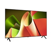 Slightly-angled right-facing side view of LG OLED TV, OLED B4