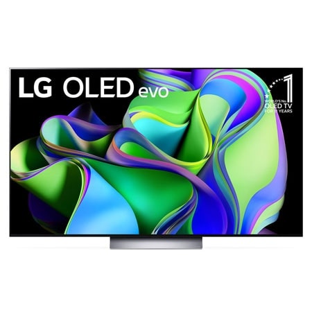 LG OLED65C3PSA OLED evo front view