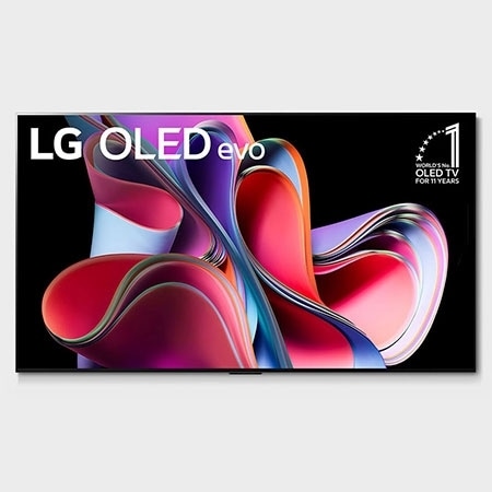 LG OLED65G3PSA OLED evo front view