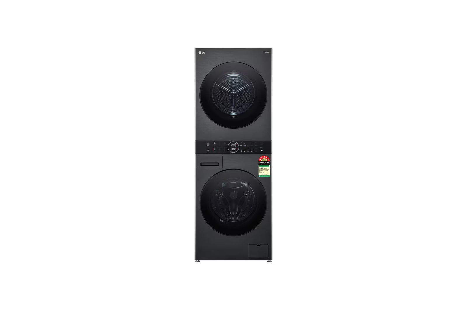 Front view of LG Laundry, Washtower FWT1310PB
