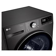 LG DHV09SAB dryer Top View for Front Side