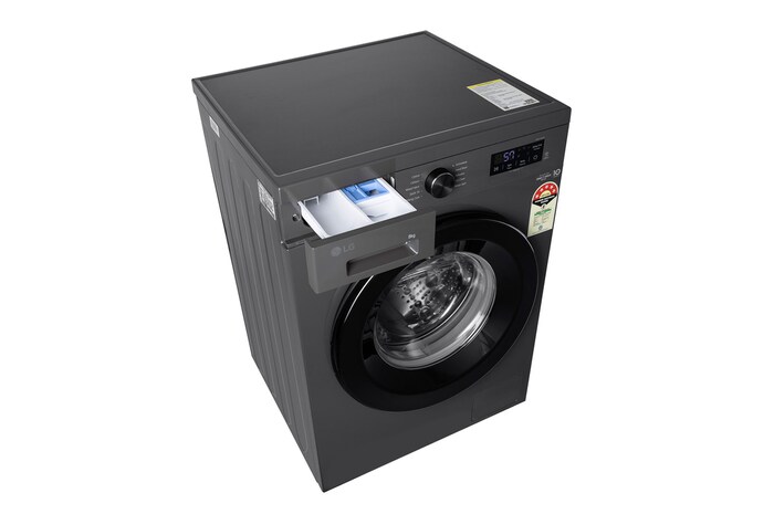 Top left perspective with detergent port open