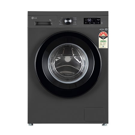 

LG 9KG Front Load Washing Machine, Inverter Direct Drive, Middle Black - FHB1209Z2M