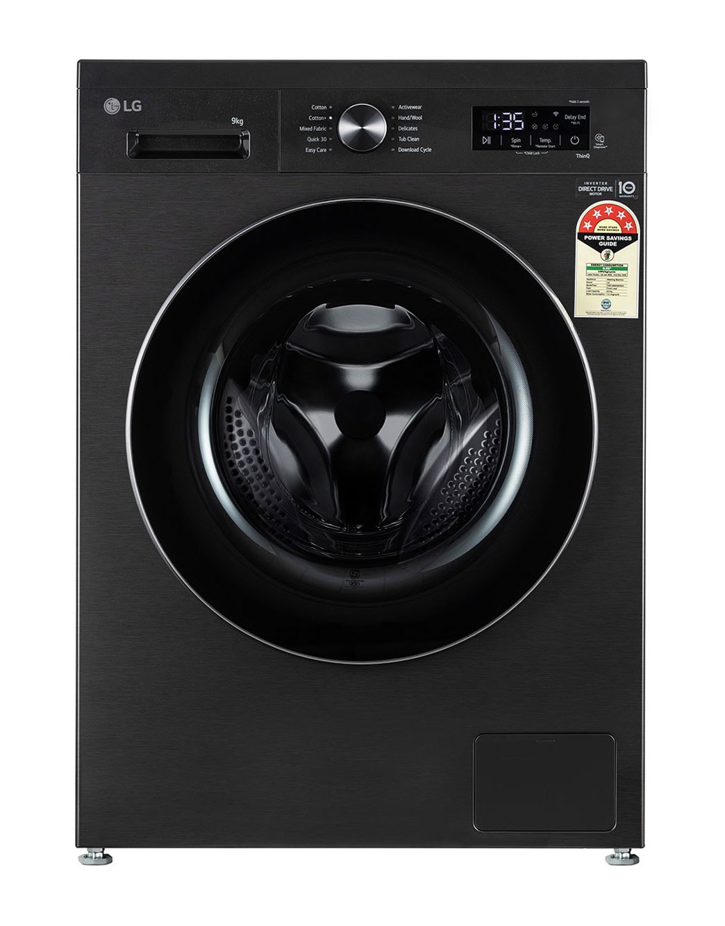 Buy 9KG Front Load Washing Machine - FHB1209Z4B | LG IN