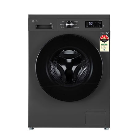 

LG 9KG Front Load Washing Machine, Inveter Direct Drive, Middle Black - FHB1209Z4M