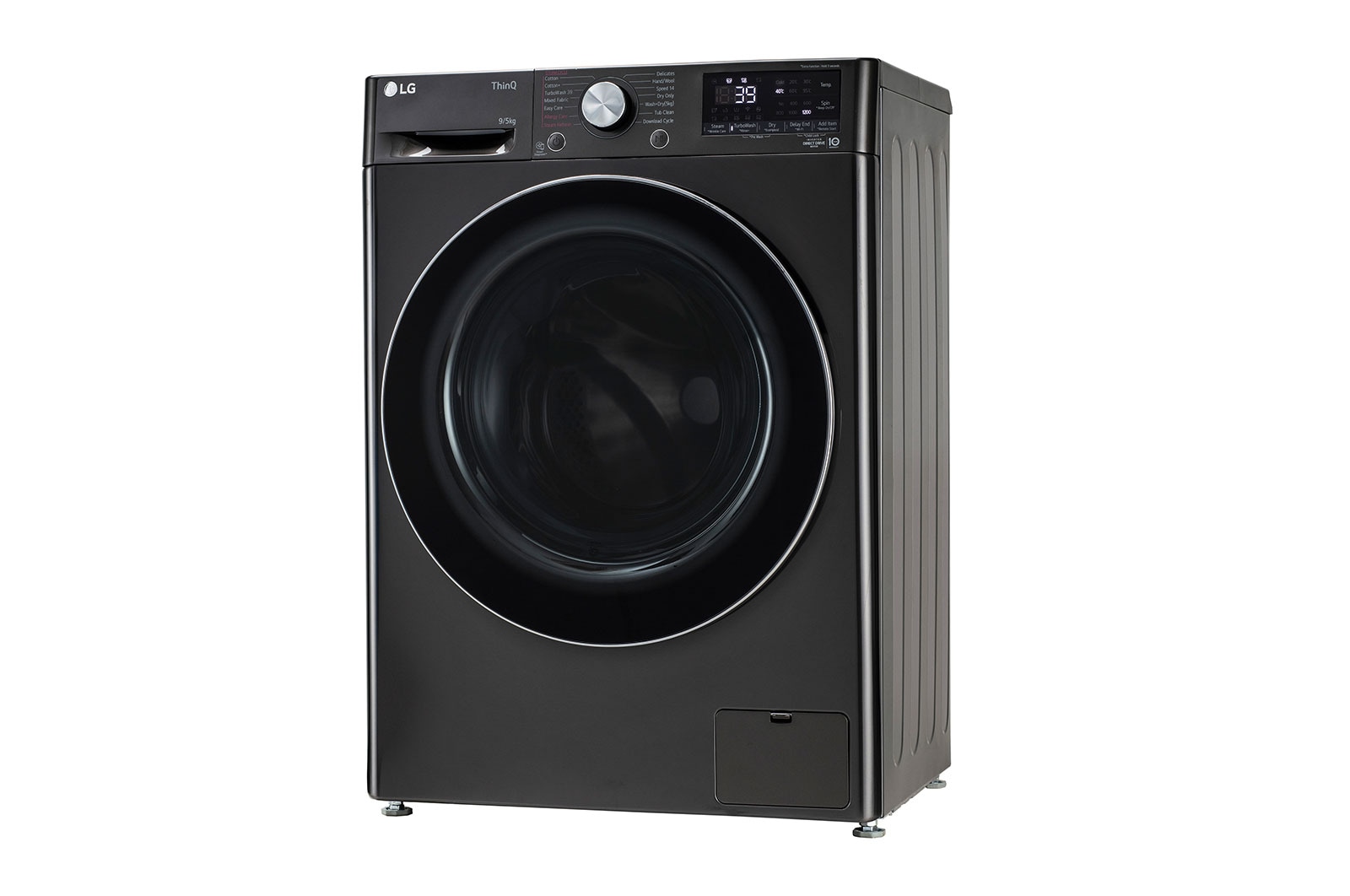 LG 9/5Kg Front Load Washer Dryer, AI Direct Drive™,  Black VCM, FHD0905STB