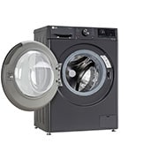 LG 9/5Kg Front Load Washer Dryer, AI Direct Drive™, Middle Black, FHD0905SWM