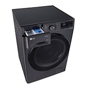 LG 9/5Kg Front Load Washer Dryer, AI Direct Drive™, Middle Black, FHD0905SWM