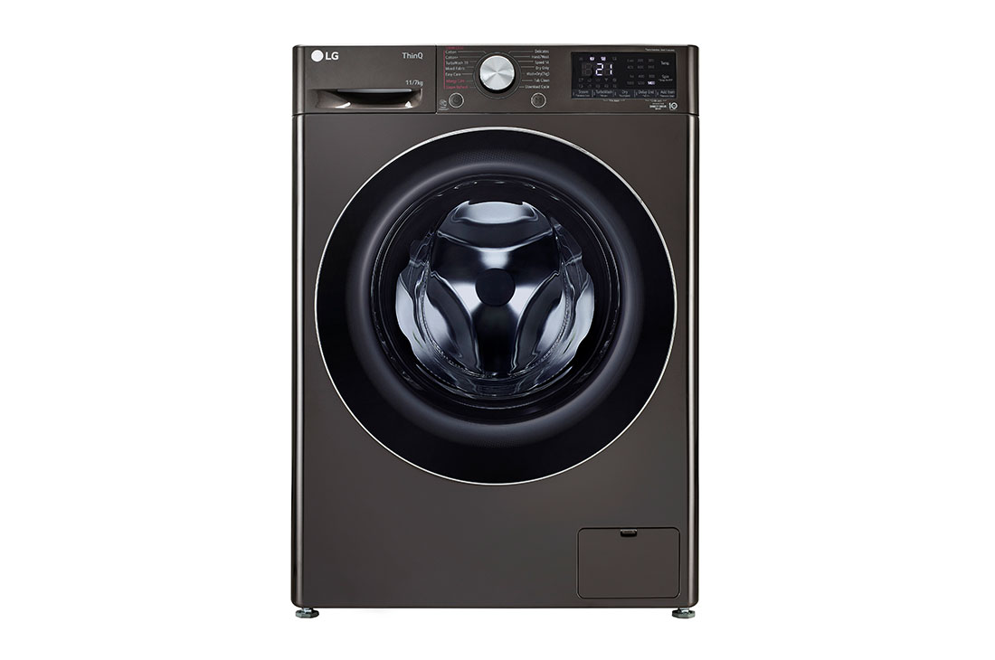 LG FHD1107STB washer dryer front view