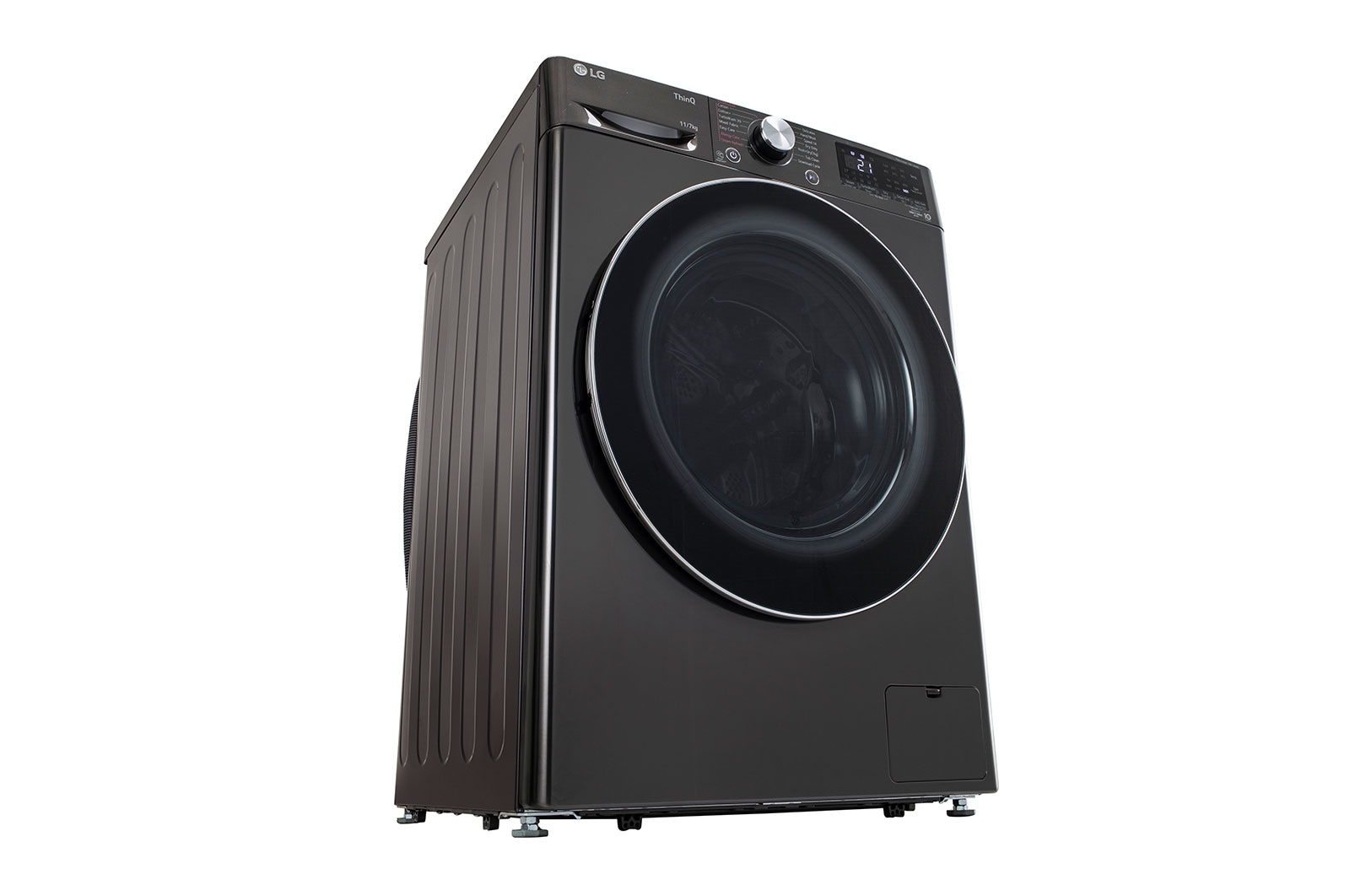 LG 11/7Kg Front Load Washer Dryer, AI Direct Drive™, Black VCM, FHD1107STB