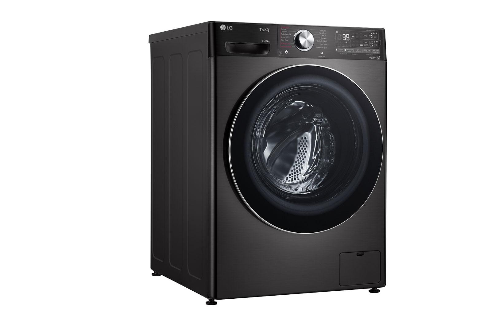 LG 13/08Kg Front Load Washer Dryer, AI Direct Drive™, ez-Dispense, Black VCM, FHD1308STB