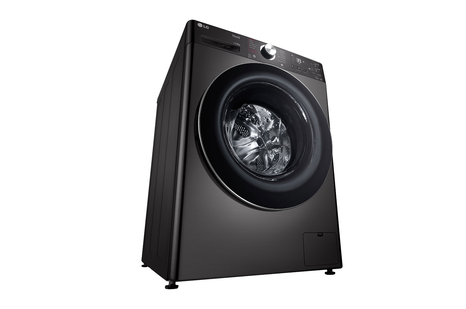 LG 13/08Kg Front Load Washer Dryer, AI Direct Drive™, ez-Dispense, Black VCM, FHD1308STB