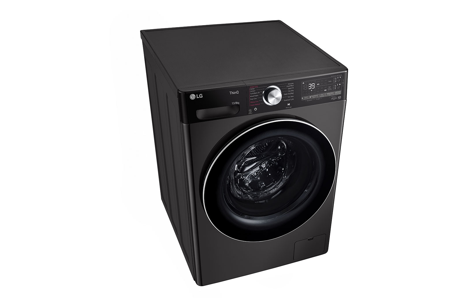 LG 13/08Kg Front Load Washer Dryer, AI Direct Drive™, ez-Dispense, Black VCM, FHD1308STB