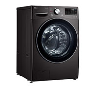 LG 15/8Kg Front Load Washer-Dryer, AI Direct Drive™, Black VCM, FHD1508STB